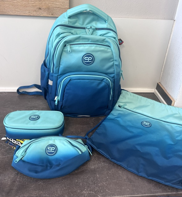 CoolPack PICK Rucksack 17" 4-teilig türkis