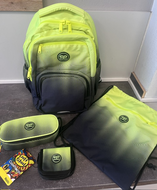 CoolPack PICK Rucksack 17" 4-teilig neongelb/schwarz